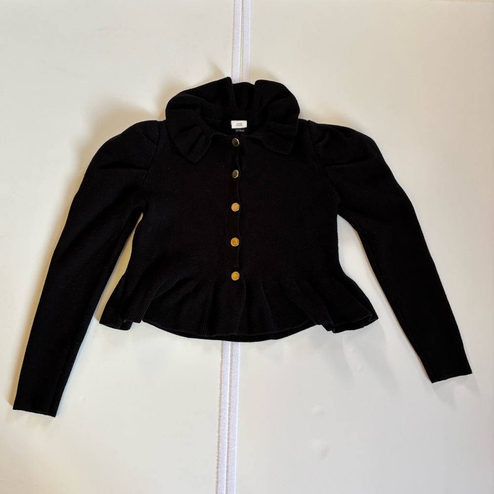 River island girls sweater top blk 11/12 years 152 cm height